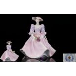 Coalport Hand Painted Porcelain Figurine ' Ladies of Fashion ' Barbara Ann,