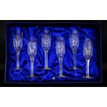 Royal Doulton Finest Crystal Glasses Six in Total, in Original Box.