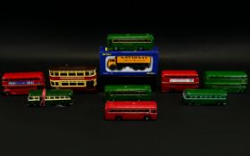 Exclusive First Editions - Diecast Model Buses - 1.76 Scale Ten In Total. To Include (1) A.E.