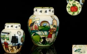 Moorcroft - Ltd and Numbered Edition Contemporary Lidded Tube lined Lidded Ginger Jar,