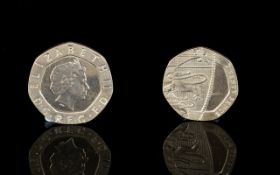 Royal Mint Undated Twenty Pence Piece Please see accompanying image