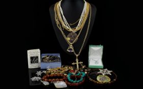 A Good Collection of Costume Jewellery all in mostly unused collection.