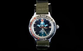 Vostok USSR Mens Mechanical Wristwatch From The Late 1980's,