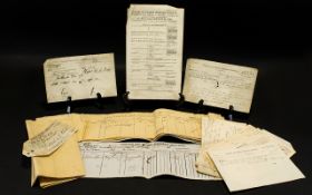 Railway Interest - Railway 31 Ephemera 1881 - 1887 25 items to include letters, waybills, invoices,