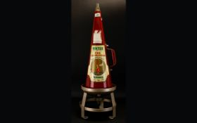 Early to Mid Twentieth Century Water / Fire Extinguisher Made by Minimax Ltd, Height 31 inches.