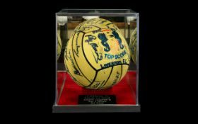 Liverpool F.C 1977/78 European Champions. A rare 'Frido' top score ball. Signed by legendary manager
