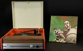 A Vintage Portable Record Player by Fide