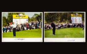 Golfing Interest Two Autographed Limited