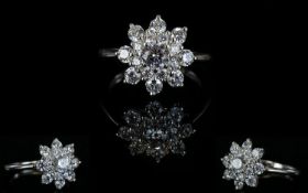 Swarovski Zirconia Cluster Ring, a class