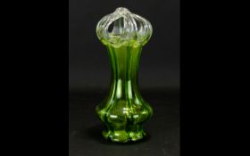 Whitefriars Style Art Nouveau Glass Vase