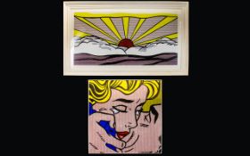 A Pair Of Framed Roy Lichtenstein Prints