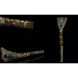 Nepal Flute - Decorated With Turquoise S