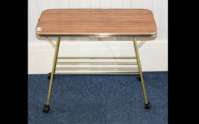 A Retro Occasional Table. Of rectangular