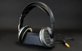 Sennheiser HD540 Headphones Retro German headphones in black and brushed aluminium colourway.
