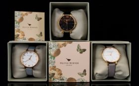 Olivia Burton A Collection Contemporary Watches Each boxed with original instruction booklet and