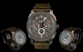 Fossil - Gents Utility ( FS4777 ) Machine Chronograph Watch.