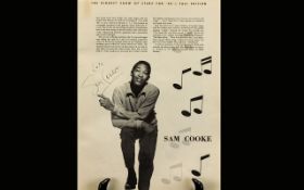 Autograph Interest - Sam Cooke Autograph In America Rock 'N' Roll Programme 1960.