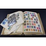 Album of World Stamps, a collectors album with stamps from around the world including Antigua,