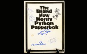 Autograph Interest - Monty Python Autographs (5) On Book Signed By Palin, Cleese, Gilliam.