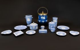 A Large Collection of Wedgwood Jasper Ware Items (15) items in total.