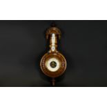 Antique Barometer Wall mounted barometer of small proportions,