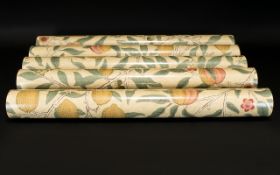 Sanderson Morris & Co. Washable Wallpaper Compendium II Fruit 210426 - Five Rolls.