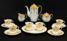 Two Part Tea Services comprising Aynsley set (11) in total, Including cups,