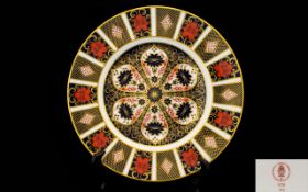 Royal Crown Derby 1128 Imari Decorated Plate,