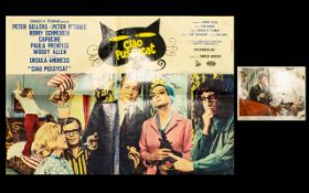 Cinema Interest - Peter O'Toole Original 1965 Small Italian Version Sheet Poster 'Ciao Pussycat/