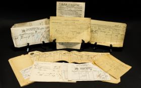 Railway Interest - Railway 34 Ephemera 1881 - 1887 25 items to include waybills, correspondence,