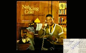 Autograph Interest - Nat King Cole Autograph On His L.