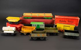 A Collection Of Hornby 0 Gauge Rolling Stock, To Include No 2 Timber Wagon RS 683,