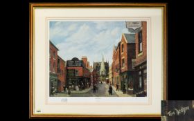 Tom Dodson 1910 - 1991 Artist Pencil Signed Ltd and Numbered Edition Colour Print.