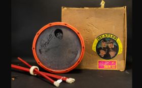 The Beatles "New Beat" Ringo Starr snare drum by Selcol, with original label to one side,