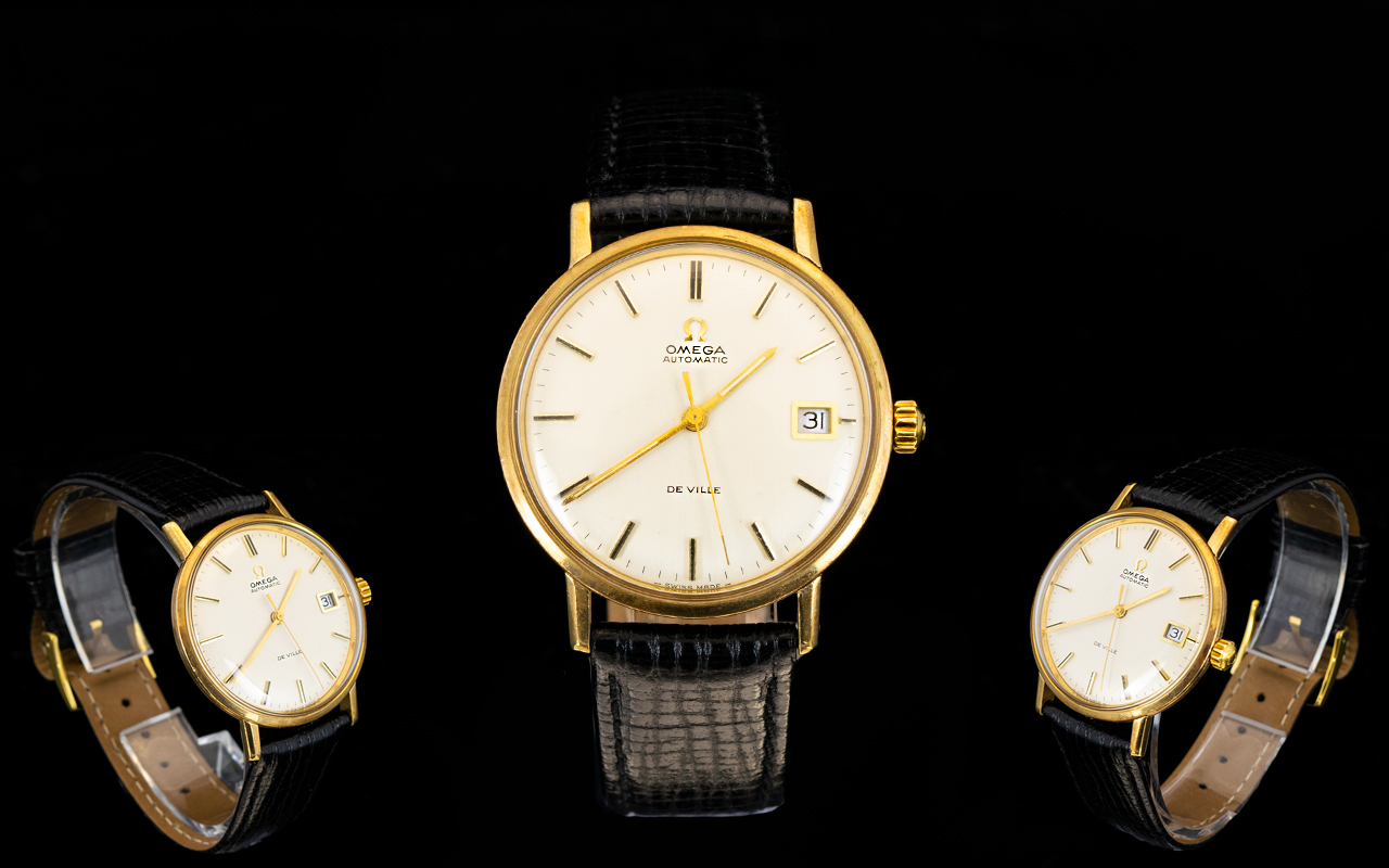 Omega 18ct Gold Seamaster Deville Automa