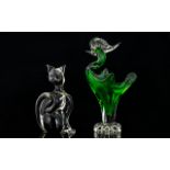 Two Murano Glass Figures the first in th