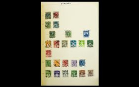 Large old Simplex springback stamp album