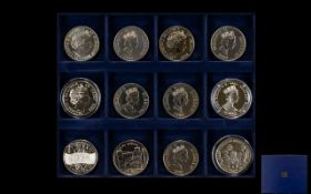 Royal Mint Mixed Collection of Proof Silver and Non Silver Uncirculated Mint Coins - Mostly Silver