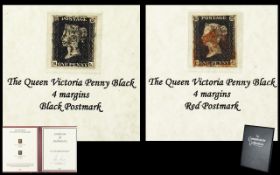 The Connoisseur Collection - The Penny Black First Postage Stamp.