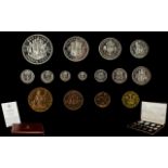 Royal Mint 1937 George Coronation Specimen / Proof Coin Collection Set.
