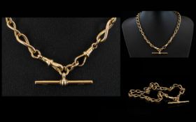 Antique Period 9ct Gold Albert Chain,