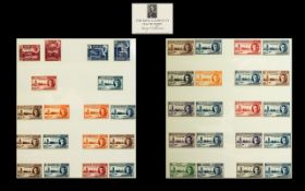 Delux Album / Display Pages Containing The World War II Victory Celebration of King George VI Stamp