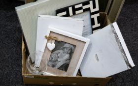 A Collection of Assorted Boxed Contemporary Picture Frames (4) in total, to include shabby chic