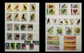A Collection Of Birds Of The World Stamps 870 stamps, 60+ sets with 75 mint, but mainly fine used.