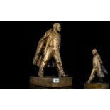 Early 20thC Russian Bronze Sculpture Depicting Vladimir Lenin 1870-1924,