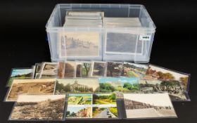 Collection Of Approx 500 Postcards, Mostly Topographical, All Well Presented In Plastic Sleeves,