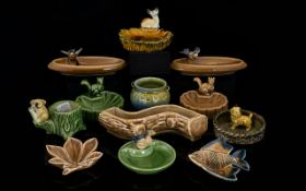 Wade Collection of Basket Dishes with Puppies / Animals etc - From 1969 - 1982, Bird,
