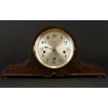 1930's Mantle Clock Oak case clock of typical form,