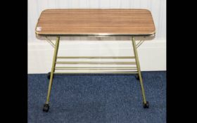 A Retro Occasional Table. Of rectangular