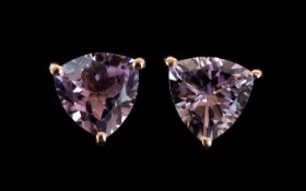 Rose de France Pair of Trillion Stud Ear